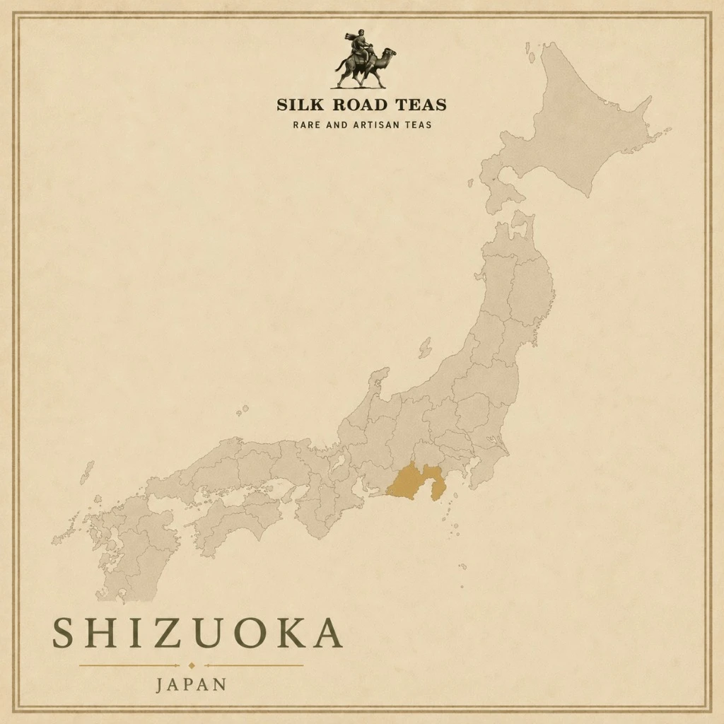 Map of Shizuoka, Japan